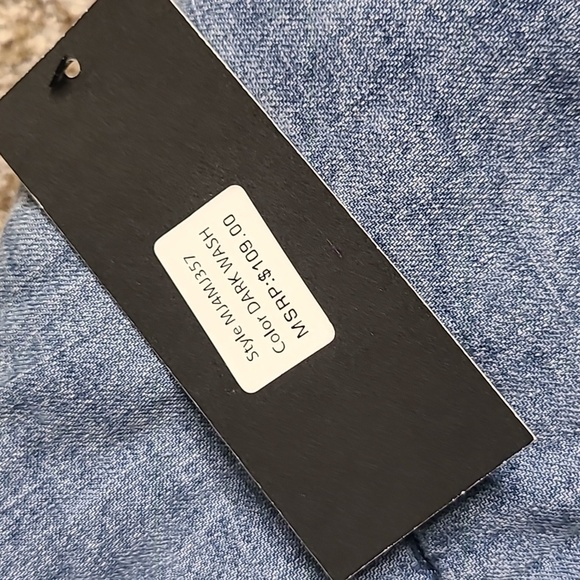 Marc New York Denim Blue Vest - Picture 5 of 8